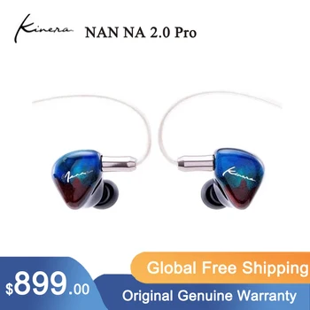 KINERA NAN NA 2.0 Pro 2EST+1DD+1BA Kulak Kulaklık HIFI DJ Monitör Kulakiçi ile 2.5 mm 3.5 mm Adaptörü 0.78 2Pin Kablo Kulaklık