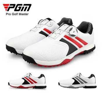 PGM Golf Erkek su Geçirmez Ayakkabı yeni Erkek Golf Ayakkabı Tokası Döner 