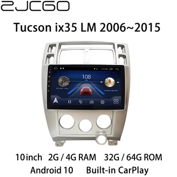 Araba Multimedya Oynatıcı Stereo GPS DVD Radyo Navigasyon Android Ekran Hyundai Tucson için ıx35 LM 2006~2015
